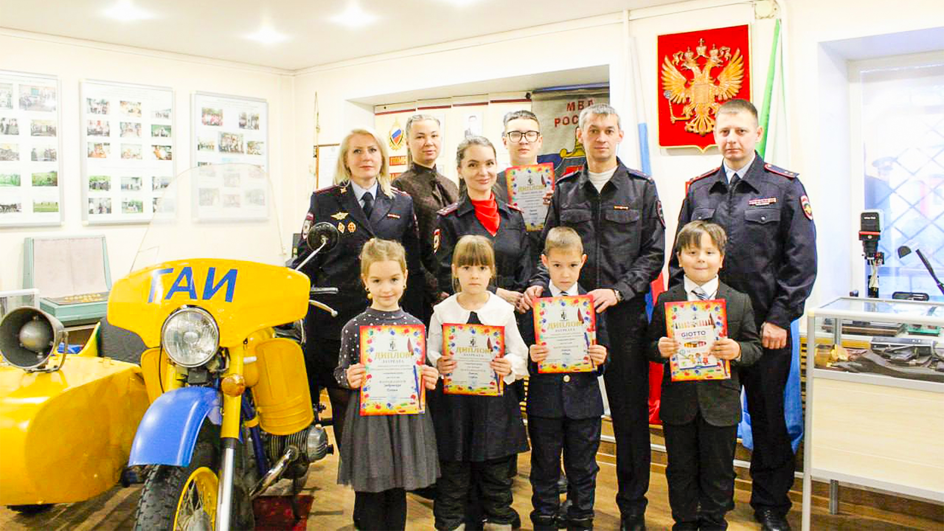 Рисунок комсомольского подростка признан лучшим на Всероссийском конкурсе «Мои родители работают в полиции»