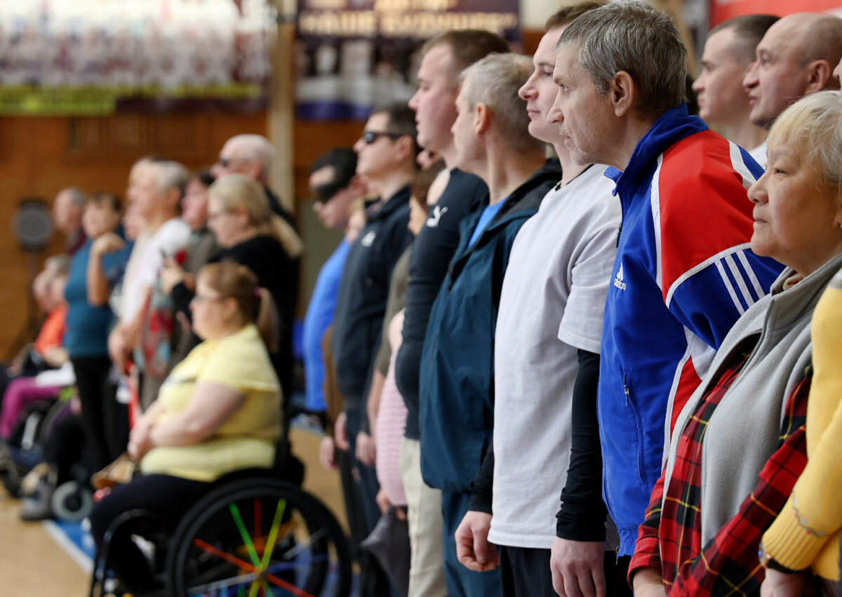 Комсомольские инвалиды приняли участие в фестивале «Будь на спорте!»