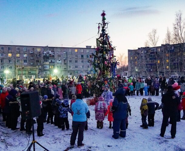 В Комсомольске снова выберут лучшие зимние дворы и подъезды