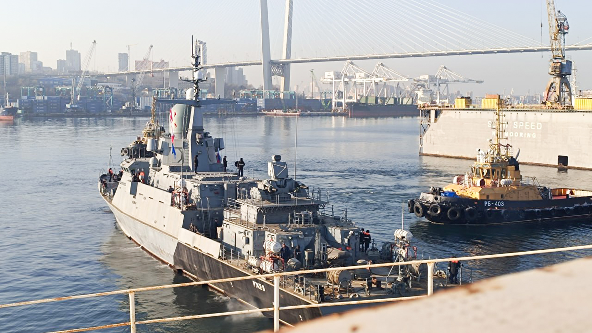 Начались испытания малого ракетного корабля «Ржев», построенного на АСЗ