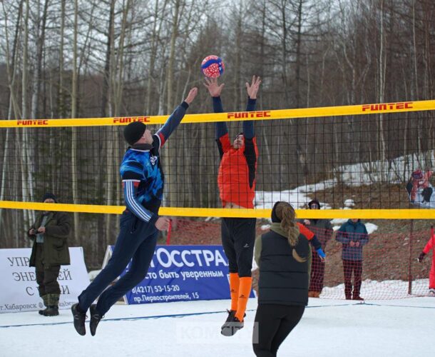 На Холдоми пройдёт этап Кубка России по волейболу на снегу 