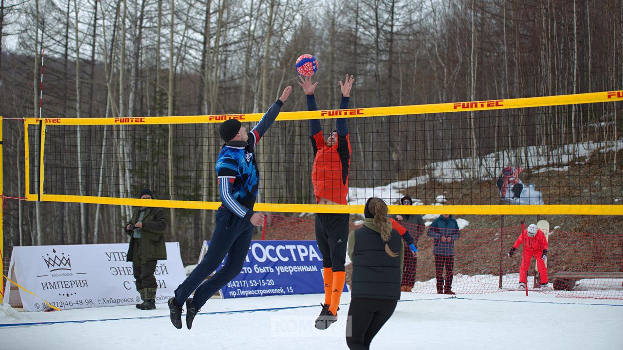 На Холдоми пройдёт этап Кубка России по волейболу на снегу 
