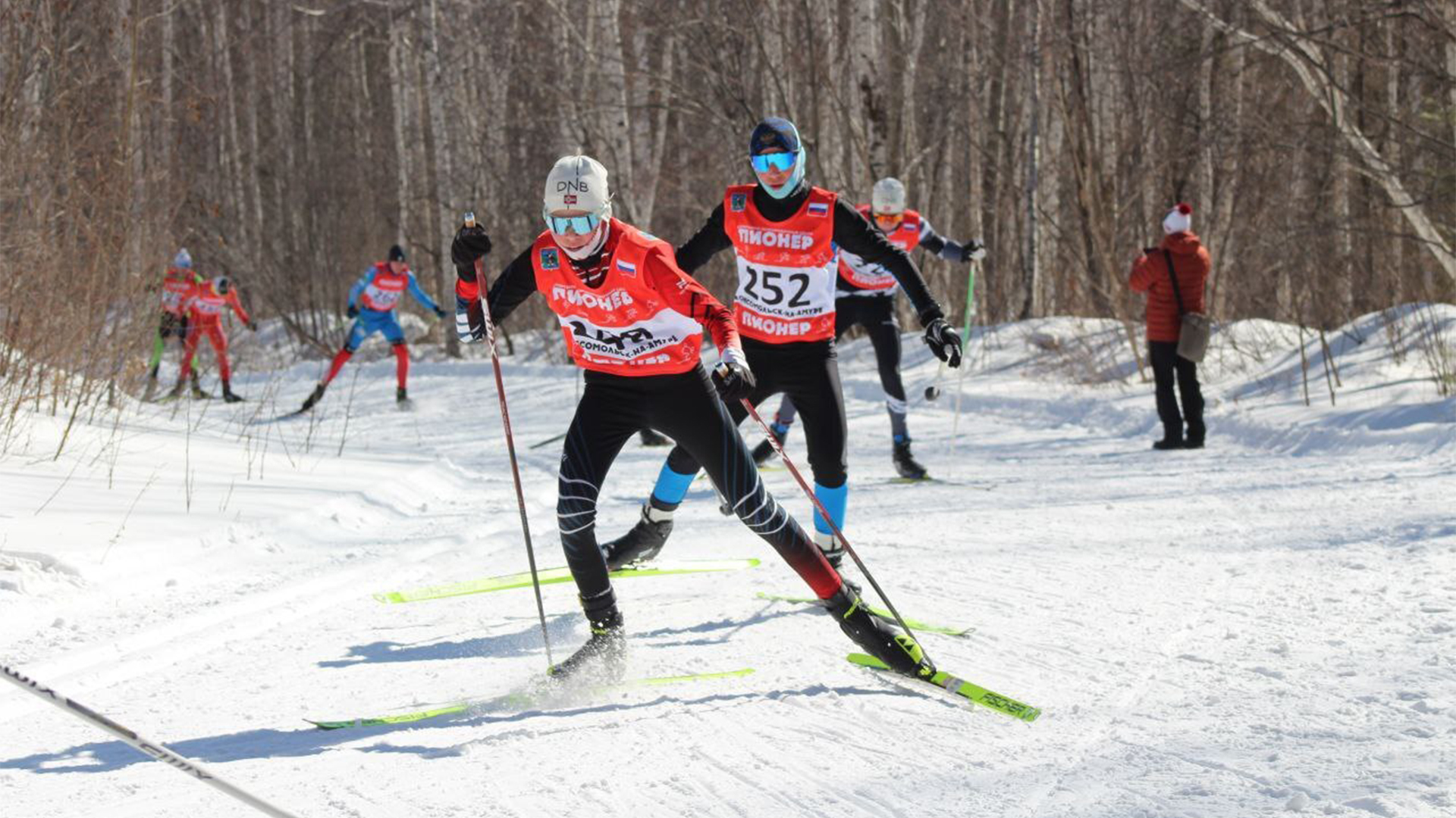 Комсомольские лыжники стали победителями краевых стартов