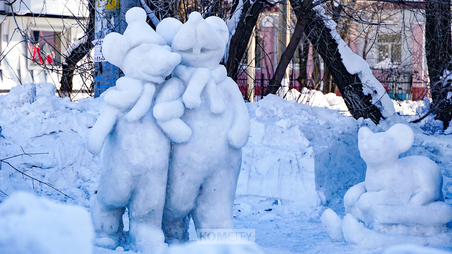 Комсомольчан зовут на конкурс снежных фигур