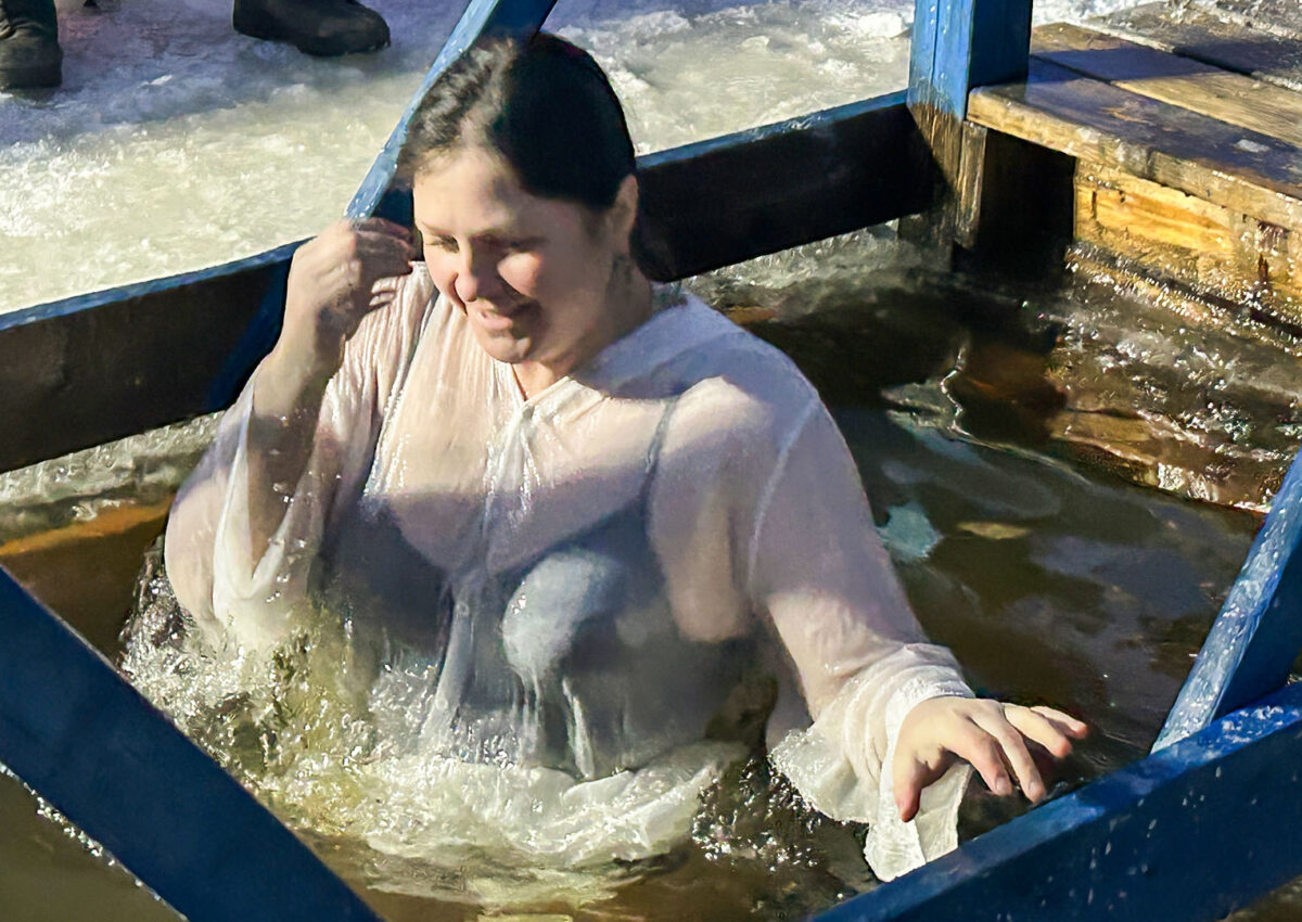 Окунуться в купель на Набережной можно до 19 часов