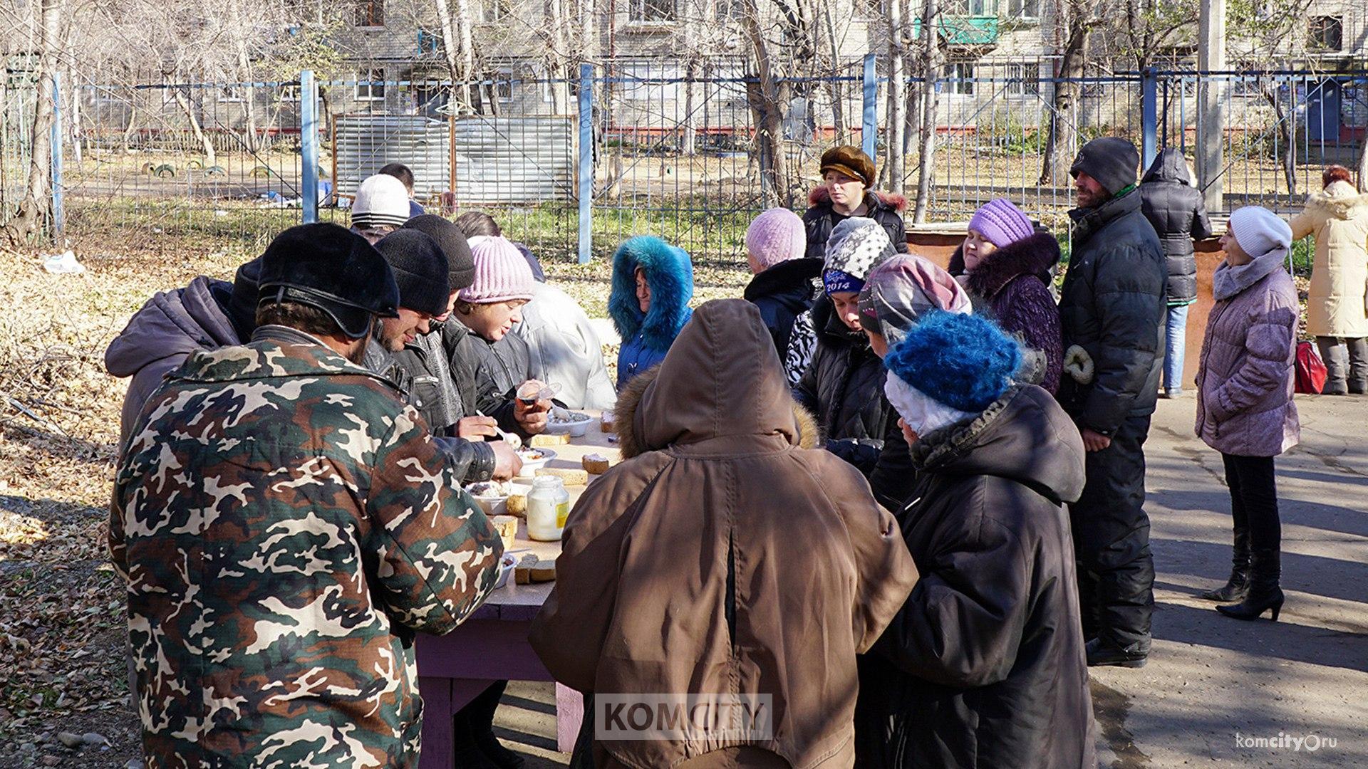 Ночлег и горячее питание предлагают бездомным на выходных