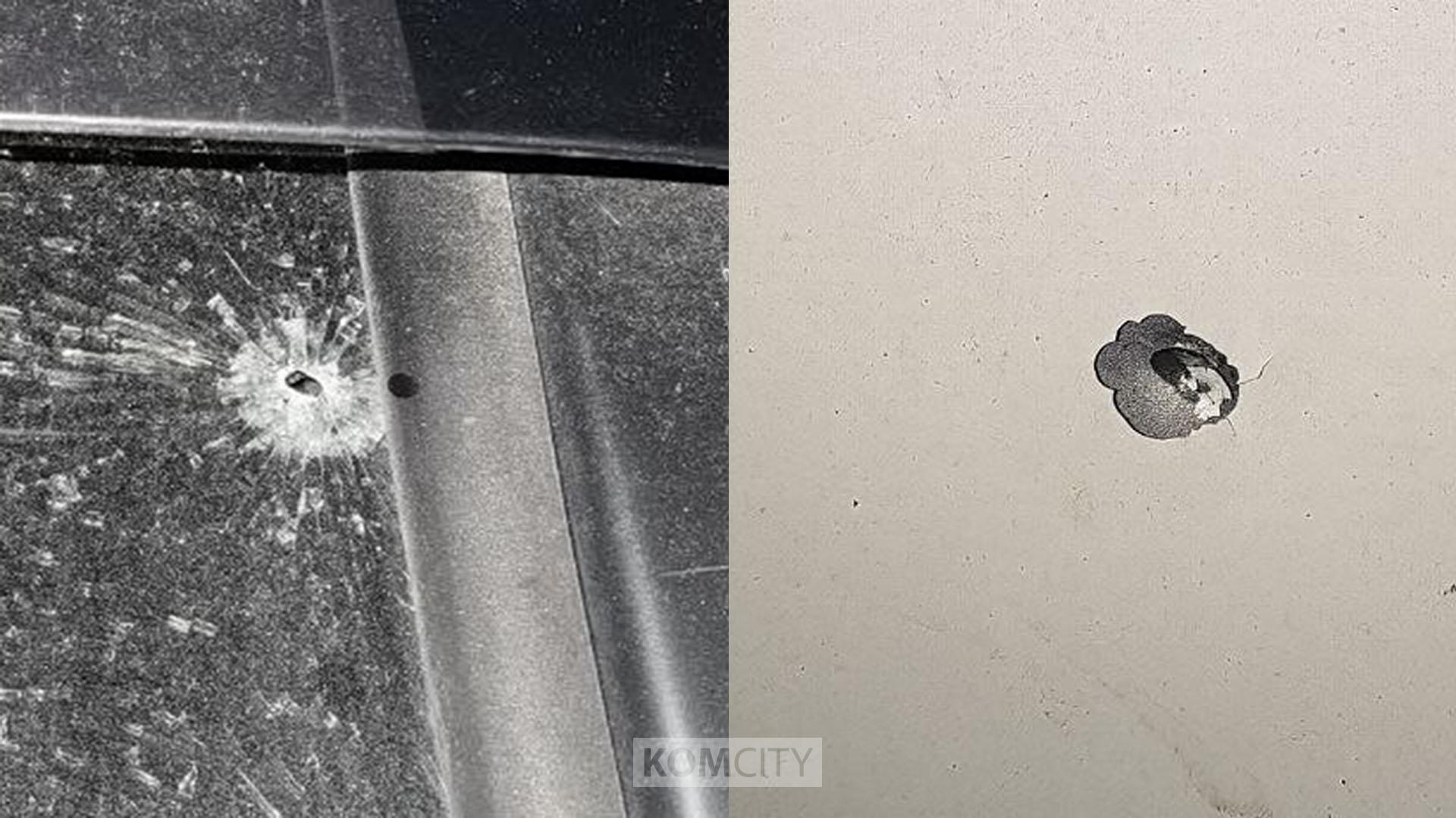 На Орджоникидзе неизвестный обстрелял машину и окна 