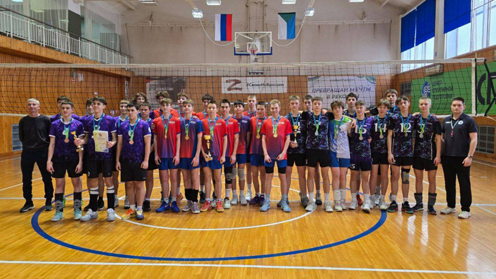 Комсомольские волейболисты взяли «бронзу» краевого первенства