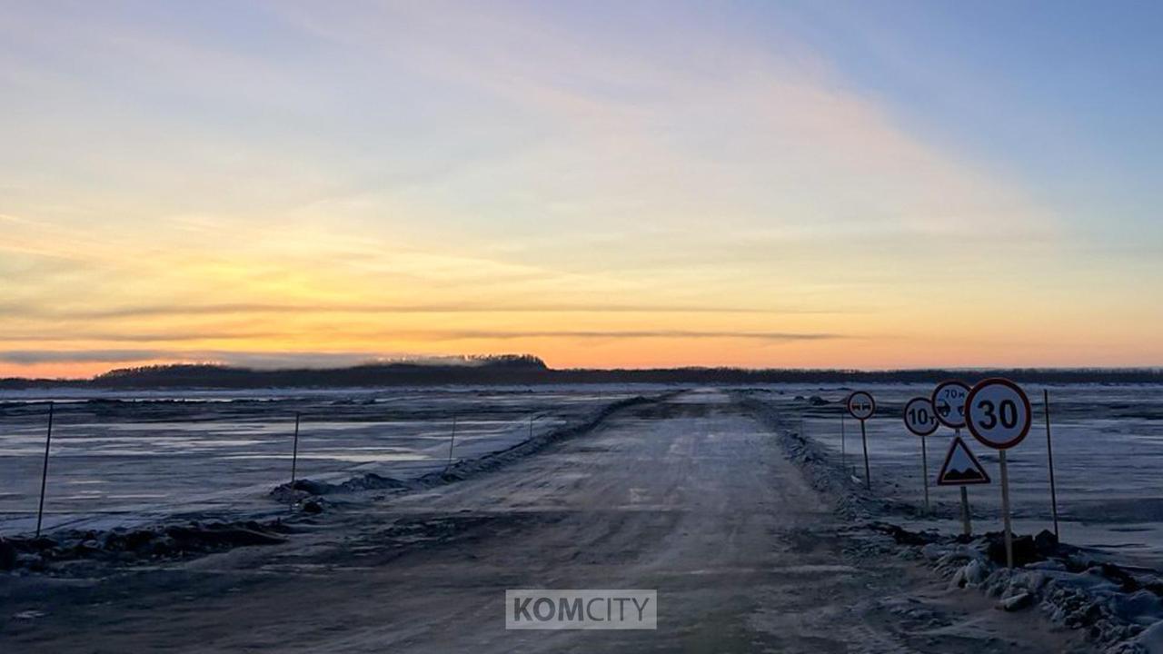 Ледовая переправа Амурск — Вознесенское временно закрыта