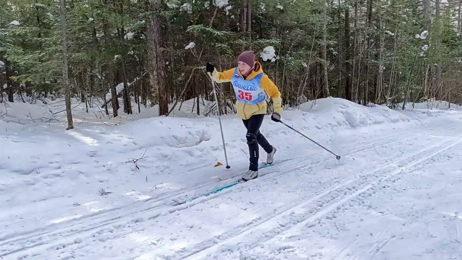 Динамовские лыжные соревнования прошли на «Снежинке»