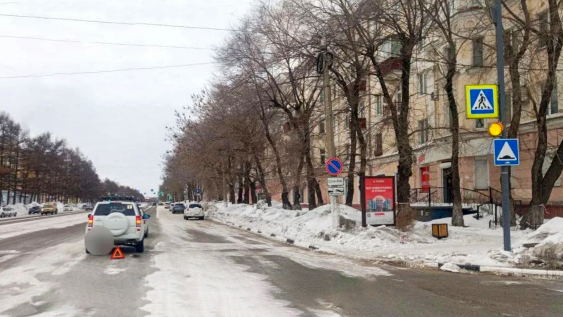 На Мира невнимательный водитель сбил ребёнка на пешеходном переходе