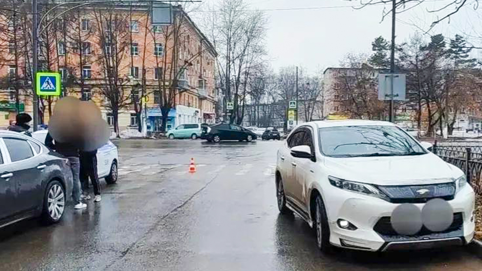 Пешеход попала в больницу после наезда на нерегулируемом переходе