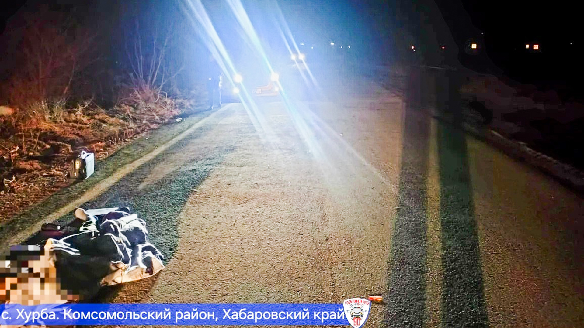 В Хурбе бесправный мотоциклист насмерть сбил пешехода