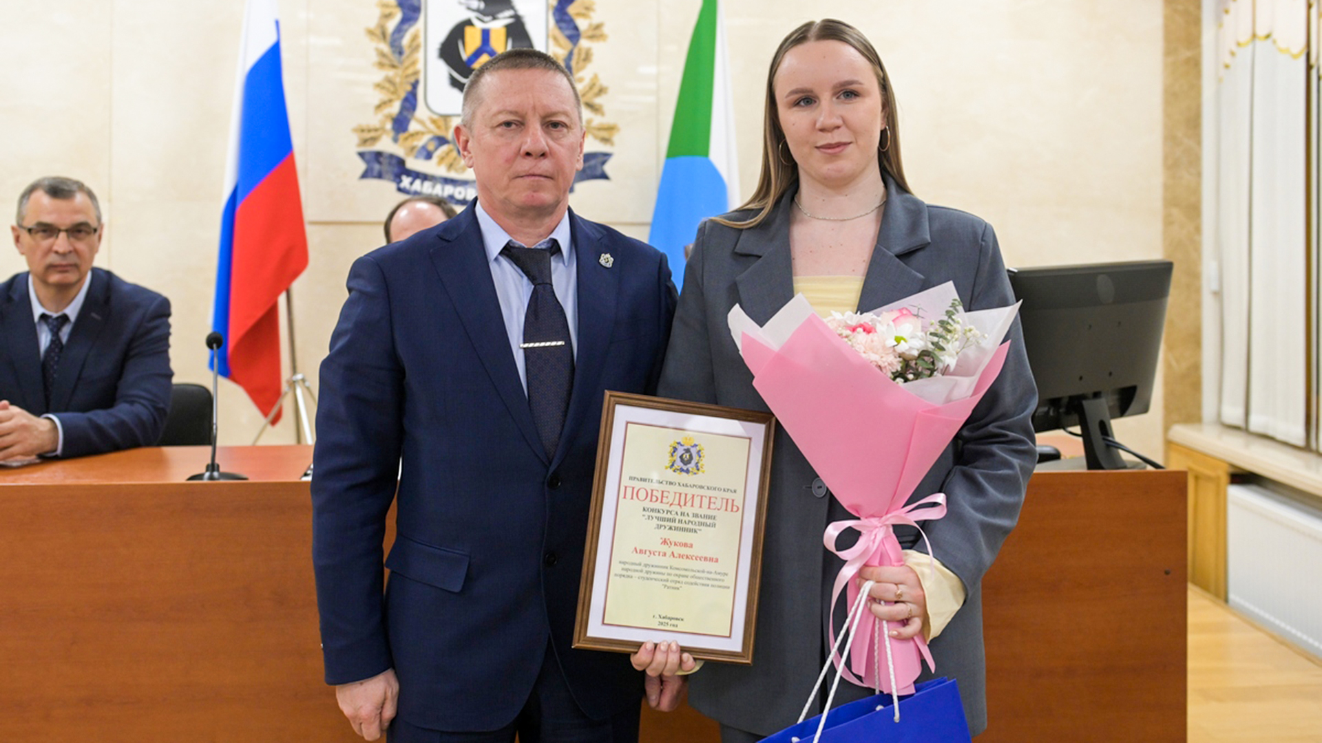 Комсомольчанка стала лучшим народным дружинником Хабаровского края