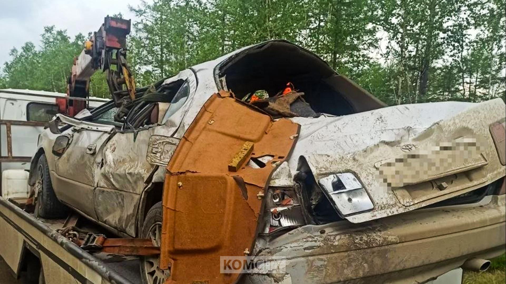 Мать и дочь пострадали в ДТП с переворотом на трассе Селихино — Николаевск