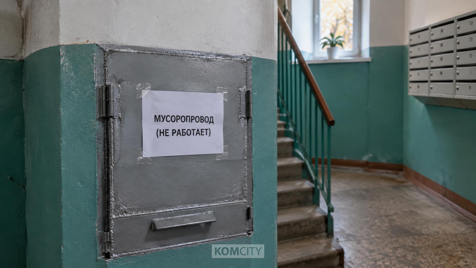 Жителям многоэтажки больше трёх лет начисляли плату за заваренный мусоропровод
