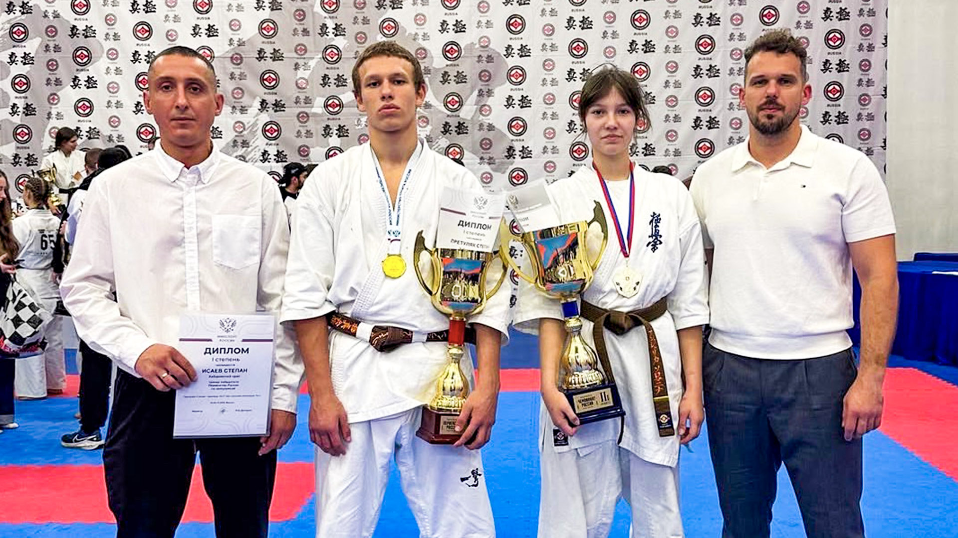 Комсомольские каратисты стали победителями Чемпионата и Первенства России