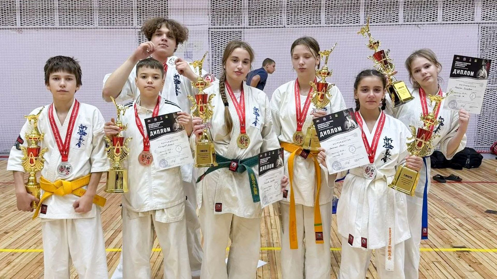 Комсомольские каратисты стали призёрами чемпионата Приморского края